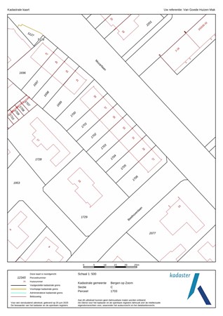 Floorplan - Mozartlaan 33, 4614 AL Bergen op Zoom